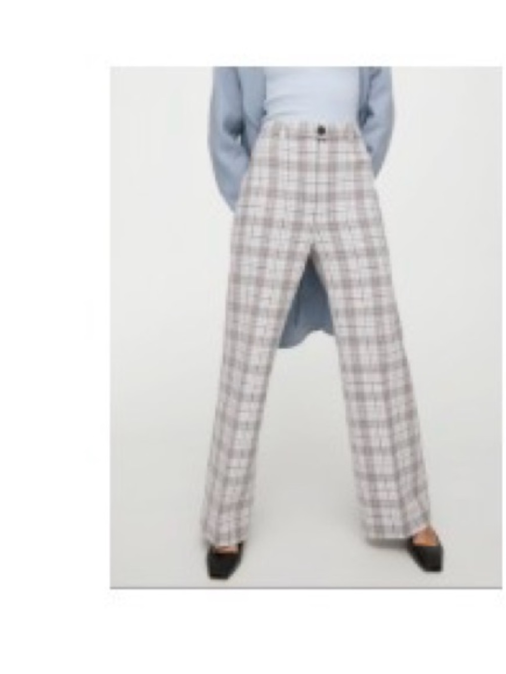 Wilfred check Francesca pant